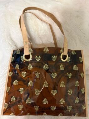 Vintage Borghese Monogrammed Tote Bag.
